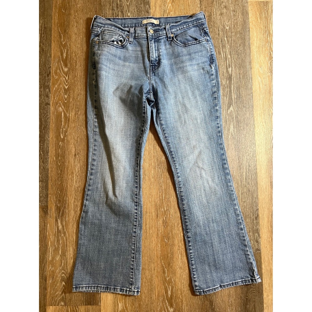 Levis 515 Bootcut Jeans Medium Wash Blue Denim Womens Size 10 S/C Mid‎ Rise